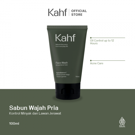 Kahf Oil and Acne Care Face Wash 100 ml - Kahf - Perawatan Diri Halal ...