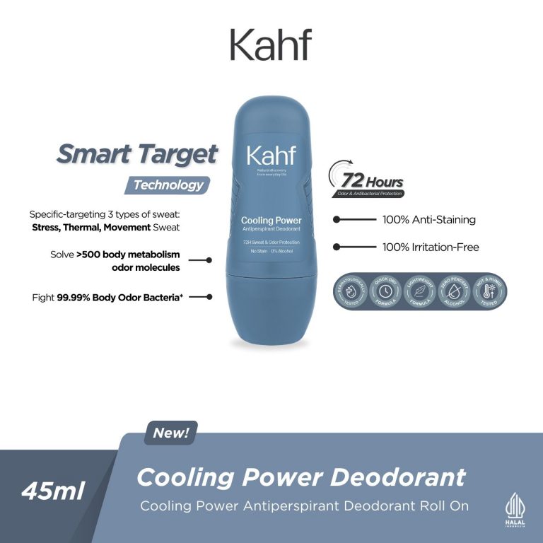 Kahf Cooling Power Antiperspirant Deodorant Roll On 45 ml